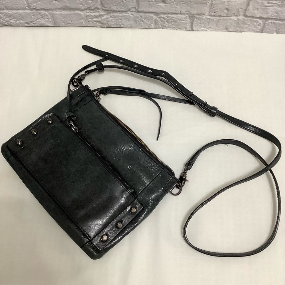 Botkier NY gray leather crossbody